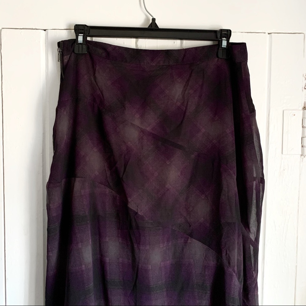 Ruff Hewn GREY Plaid Handkerchief Skirt